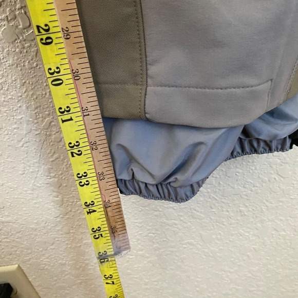 Patagonia Womens Ski hiking Pants Size 8 beige khaki green‎ with suspenders - Picture 13 of 16